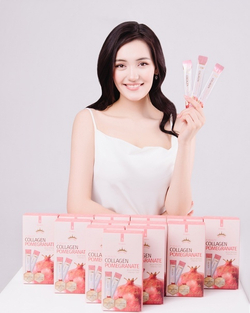 Jinskin K-Beauty Collagen Pomegranate коллаген с гиалуроновой кислотой и гранатом в стиках-желе (10 шт)