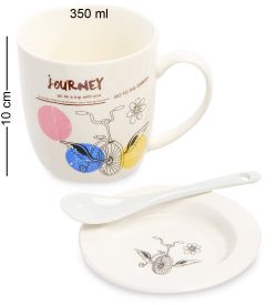 MUG-203/2 Кружка с ложкой «Мое путешествие»