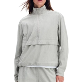 Женская Кофта теннисная On Courtside 1/2 Zip Eaze - brume