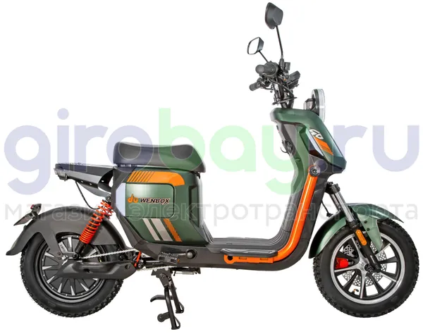 Электроскутер WENBOX U2 1500W (60V/30Ah) - Зелёный фото №5