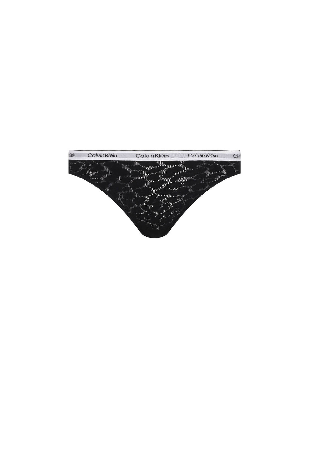 Кружевное трусики 3 пары Calvin Klein Underwear - черный(000QD5069E)