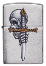 Зажигалка ZIPPO Sword Skull Design 49488