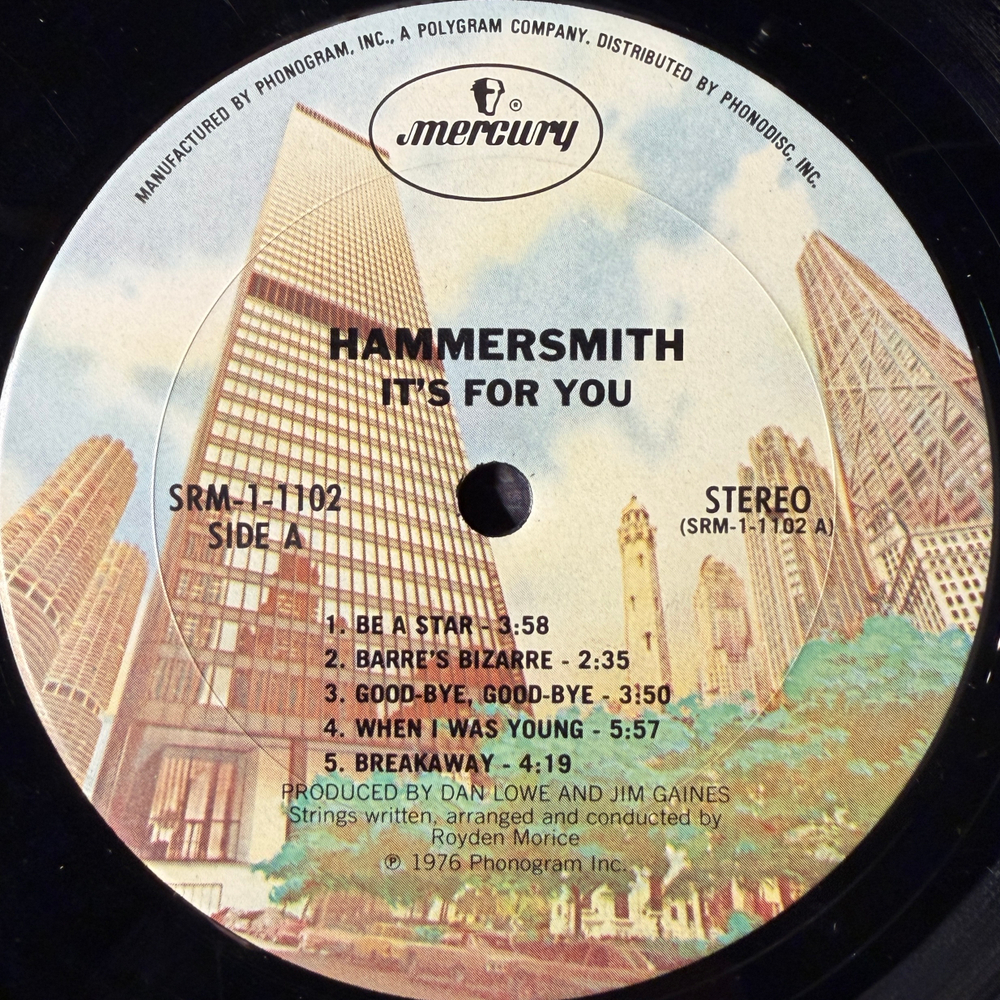 Hammersmith ‎– It's For You (США 1976г.)