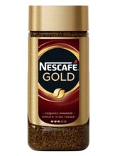 Кофе растворимый Nescafe Gold, стеклянная банка 190 г, 2 шт