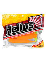 Виброхвост Helios Jumbo 4,95"/12.5 см White RT 5шт. (HS-7/1-003)