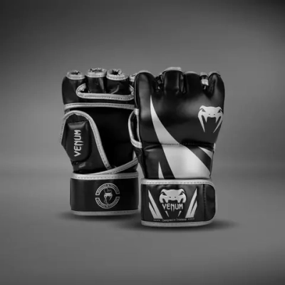 Перчатки ММА Venum Challenger 2.0 Black/Silver
