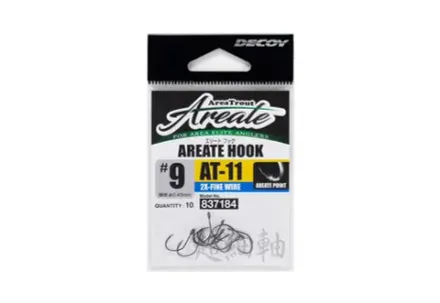 Крючок Decoy форелевый одинарный AT-11 Areate Hook #9 (10 шт.)