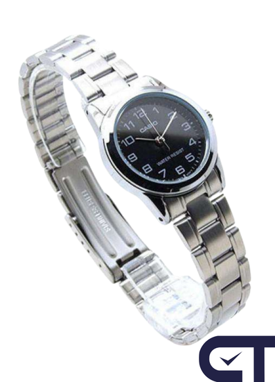 Casio LTP-V001D-1B — женские часы с классическим дизайном