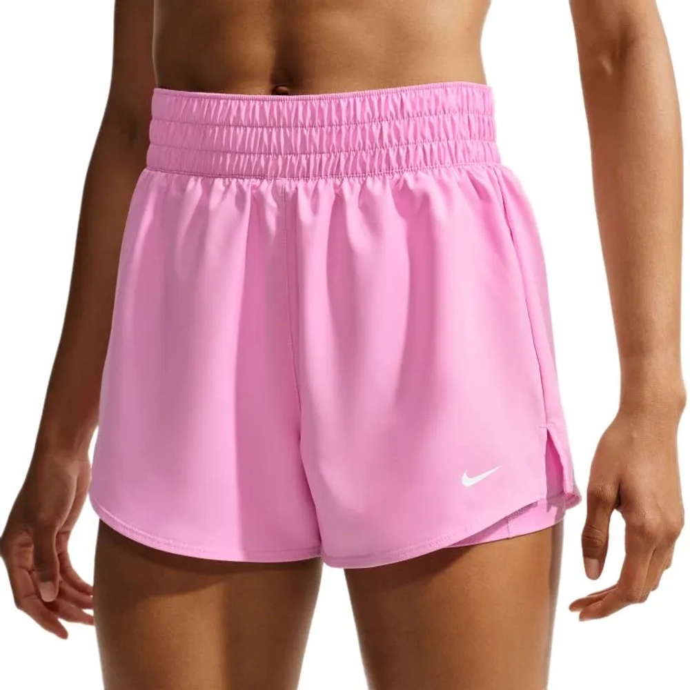 Женские Шорты теннисные Nike Dri-Fit One - pink rise/white