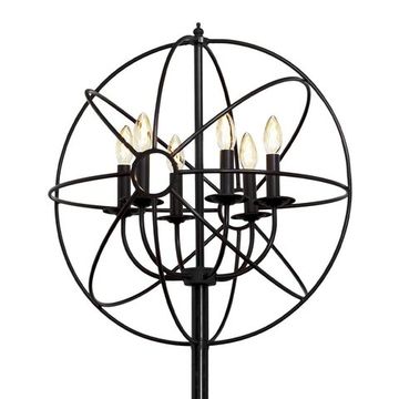 Торшер 6*Е14 LOFT1192F коричневый Foucaults Orb LOFT IT