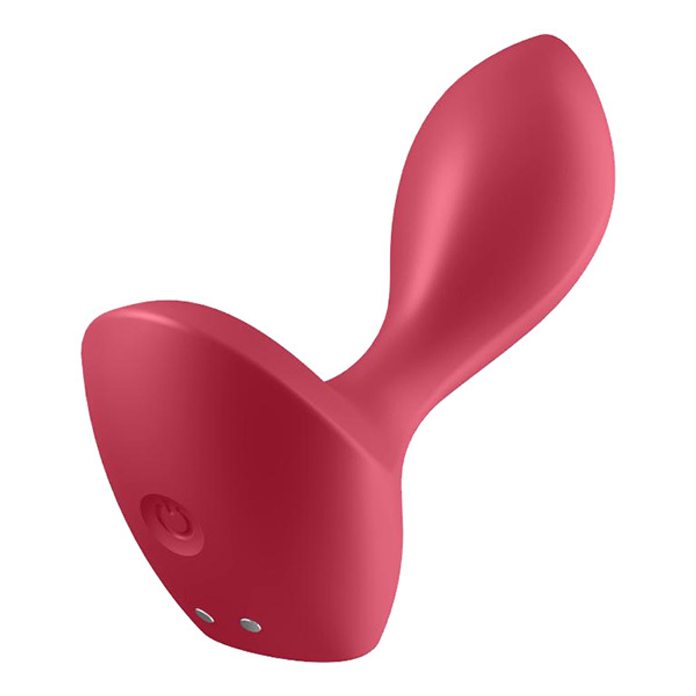 Красная вибропробка 14см Satisfyer Backdoor Lover Plug Red