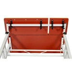 Стол Bradex Home многофункциональный Shuttle 80х58х80-130см, светлое дерево, белый