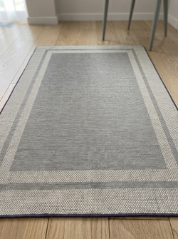 ZALEL Коврик придверный Zalel 80x120 арт. 3015 серый (Grey) 1/6