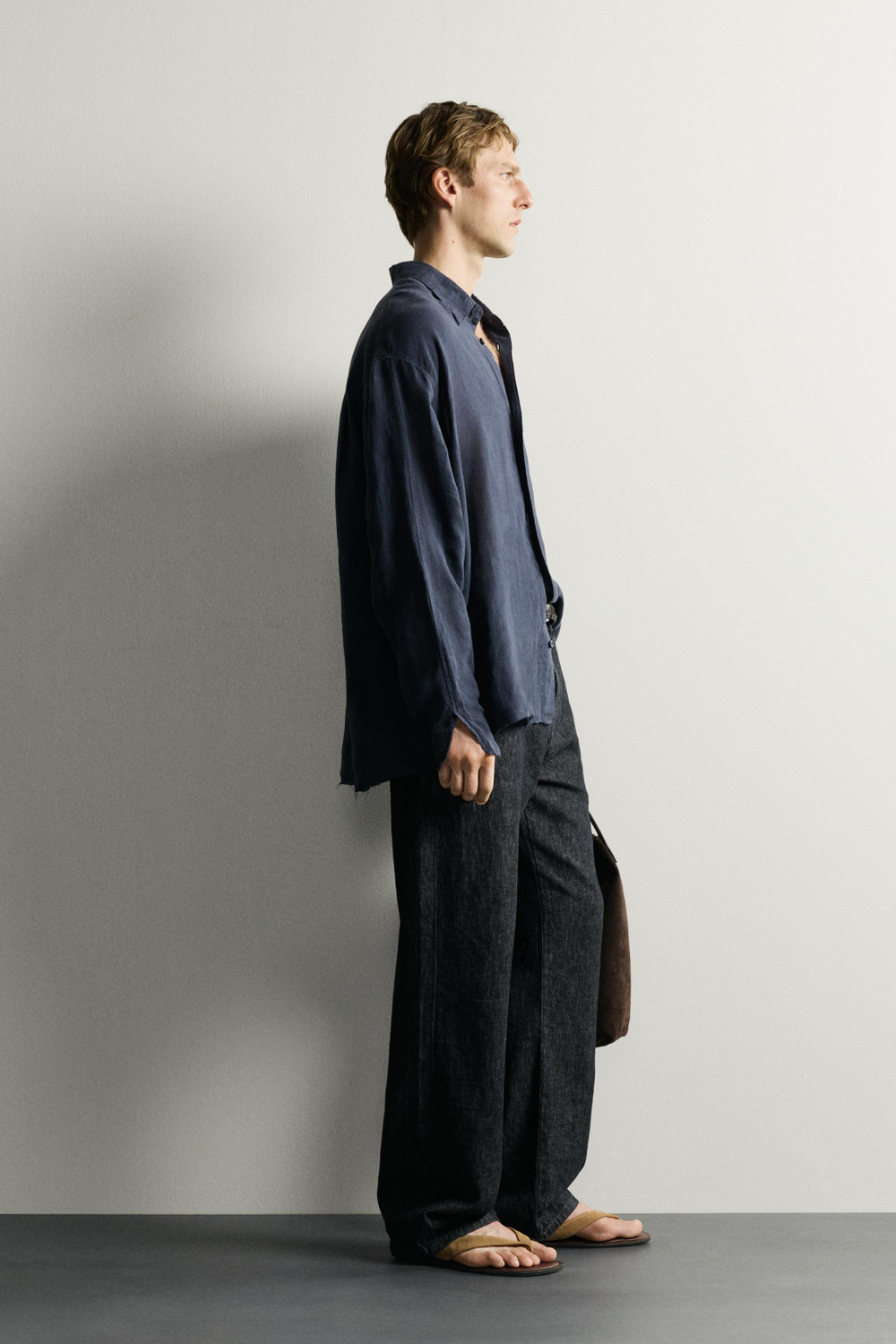 ЛЕГКАЯ РУБАШКА RELAXED FIT ИЗ 100% ЛЬНА — ZARA
