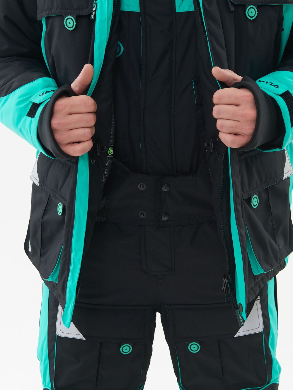 Костюм зимний Yakutia ткань Galaxy Breathable цвет Черный