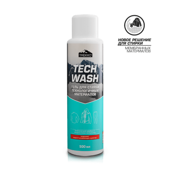 ГЕЛЬ ДЛЯ СТИРКИ ТЕХНОЛОГИЧНЫХ МАТЕРИАЛОВ TREKKO TECH WASH
