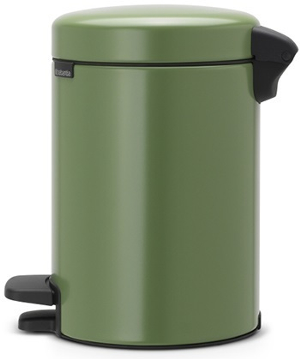 Ведро Brabantia NewIcon 3л зеленый мох сбоку