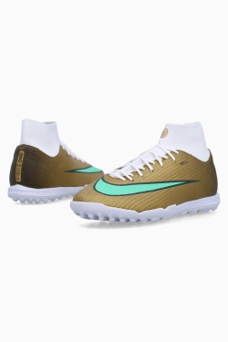 Сороконожки Nike Zoom Mercurial Superfly 11 Academy High Mbappe TF - желтый