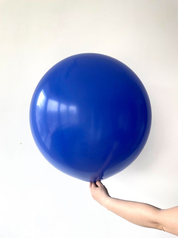 S шар гигант 24"/60 см, пастель синий (БГ-90)