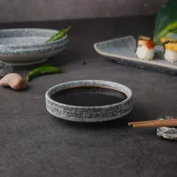 Соусник 60 мл d 8,8 см h2,3 см круглый фарфор Stone Untouched Taiga P.L. Proff Cuisine [1]
