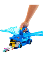 Автовоз Hot Wheels Дракон-перевозчик Jbm72 | Dragon Transporter грузовик для перевозки машинок в виде дракона | 3+