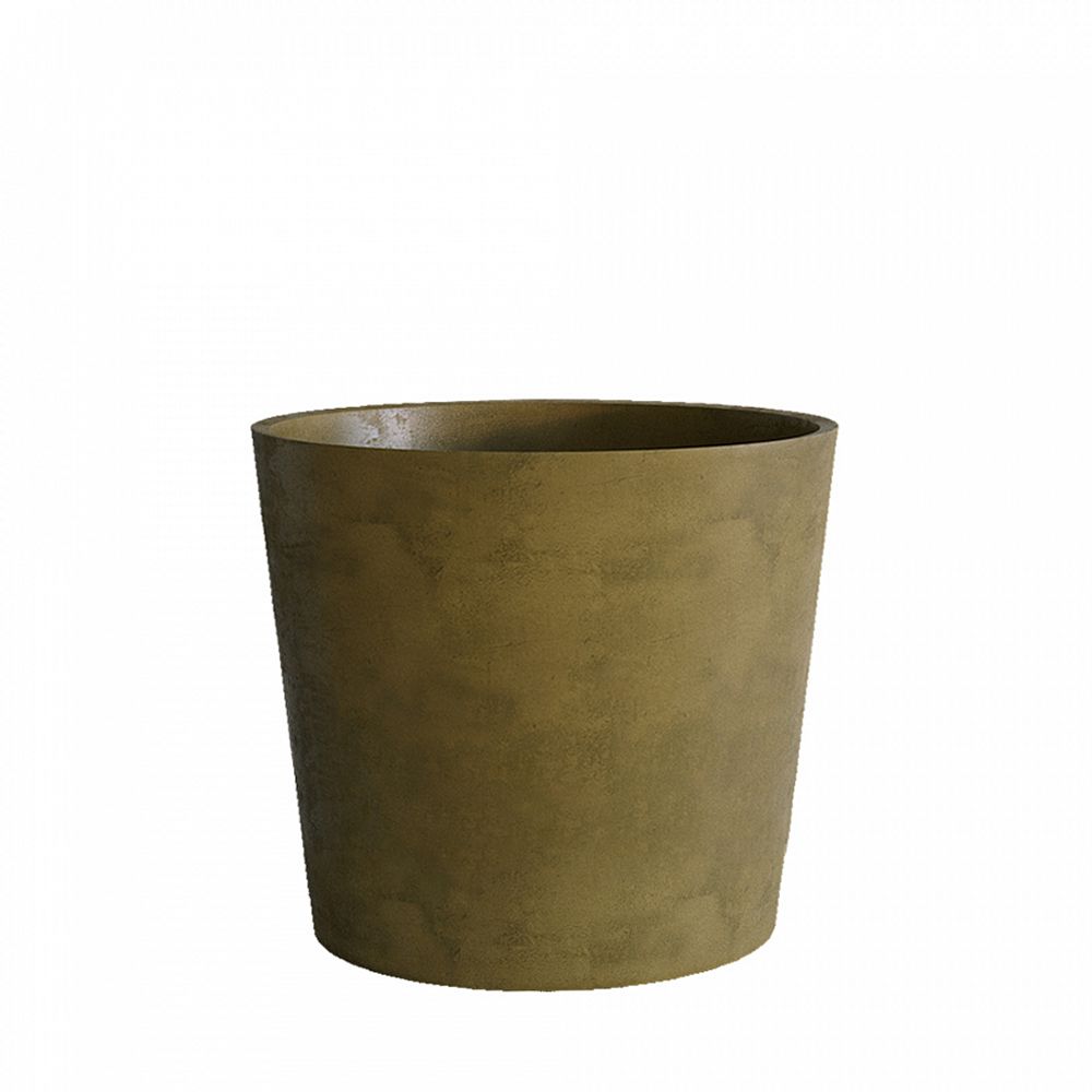 Кашпо CRATER AVOCADO GREEN D50 H75