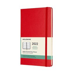 Еженедельник Moleskine Classic Weekly Large красный (DHF212WH3)