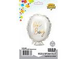 К ФИГУРА BABY Шарик белый 25"
