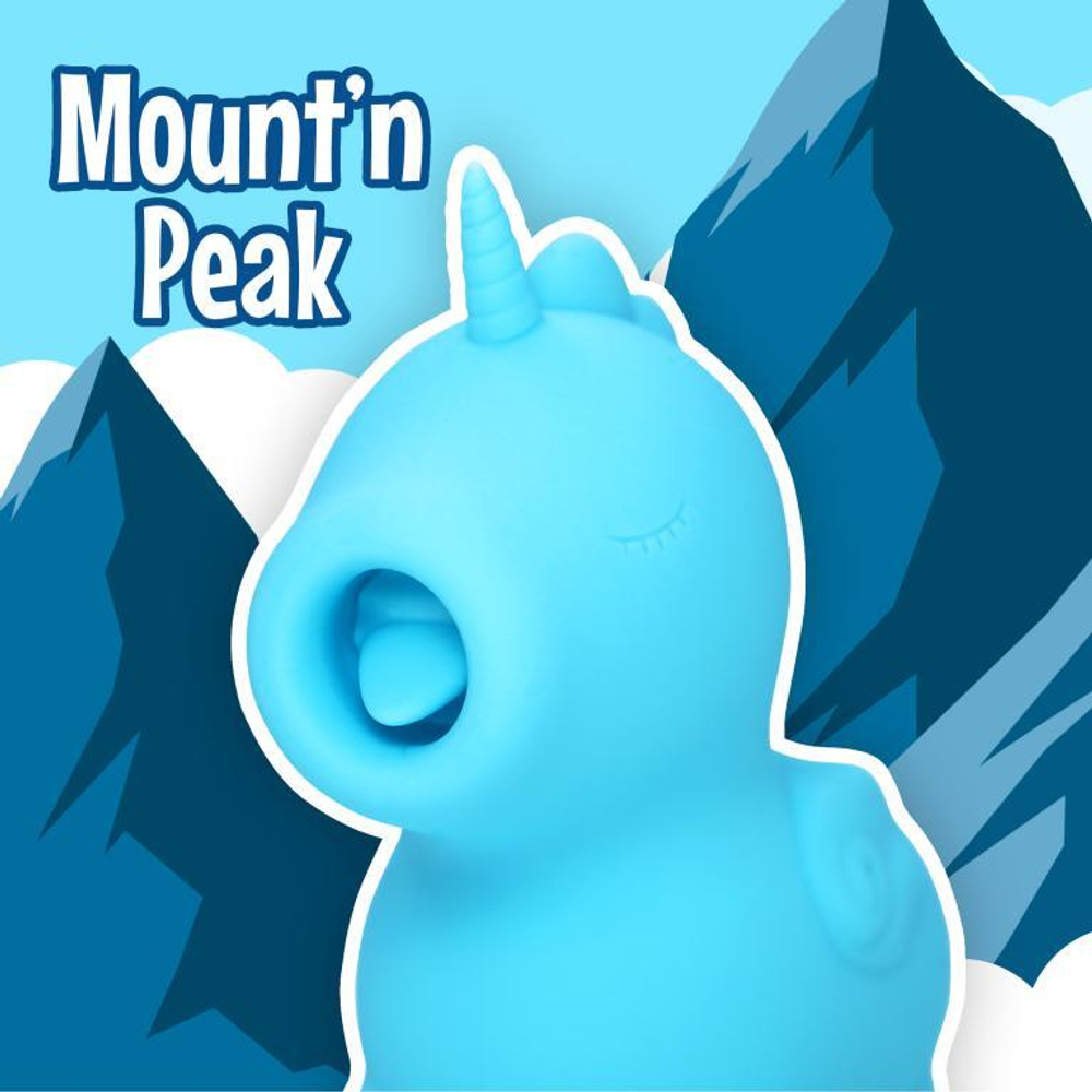 Unihorn - Mount'n Peak - Вибромассажер со стимуляцией язычком