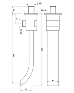 Излив для ванны SPT-CHR-41463