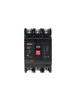 Выключатель автоматический 3п 160А 18кА LS125 ProPact EKF mccb-125-18-3-160-ls