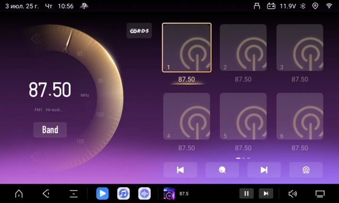 Магнитола для Lexus LS430, Toyota Celsior XF30 2000-2006 (ШГУ цветной) - Kuberg QLed+2K, Android 14, TS105, Быстрейшая, CarPlay, SIM-слот