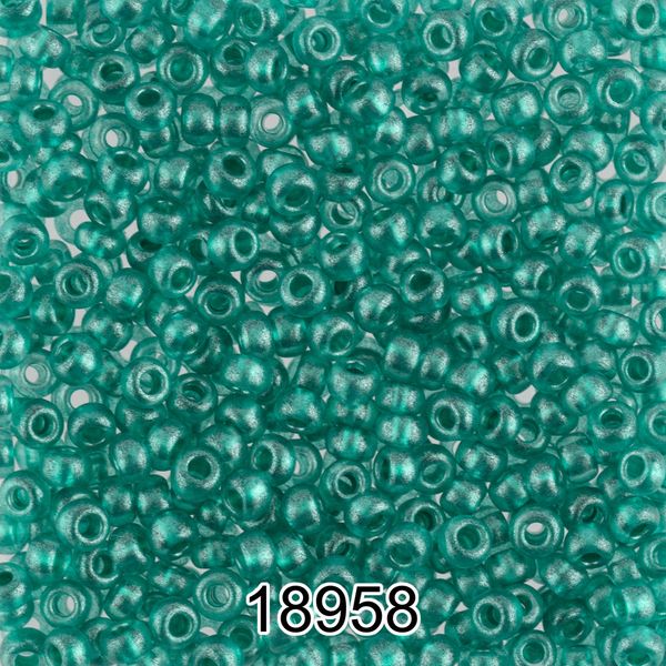 Бисер Preciosa 10/0 (2.3 мм), 500 г, 18958 (Ф486) бирюзовый