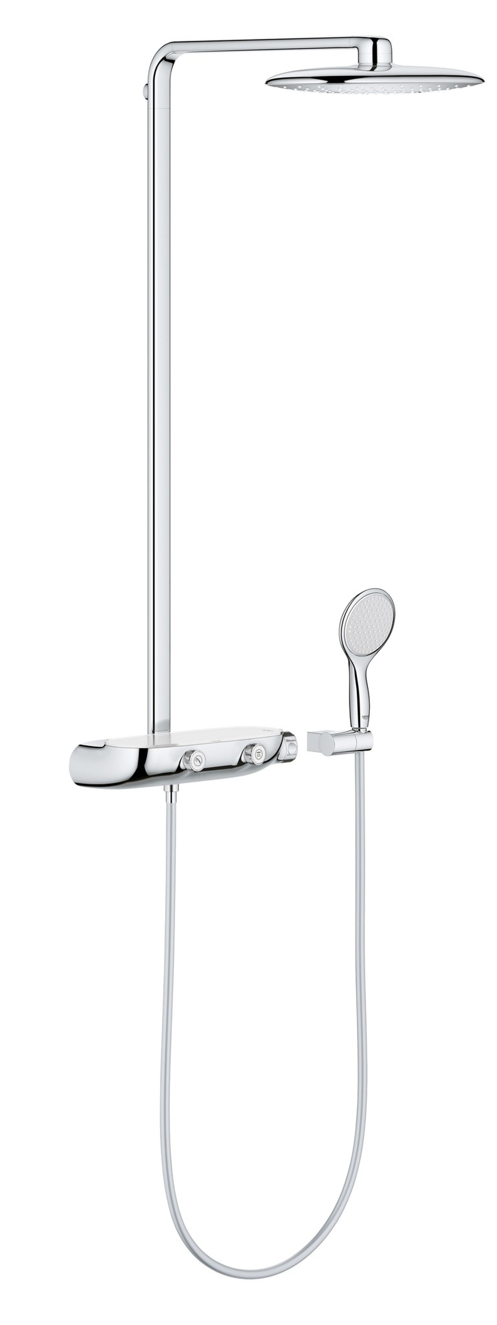 Душевая система с термостатом GROHE Rainshower SmartControl Mono с верхним и ручным душем, хром