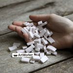 Упаковка с белой смальтой SM08, 200 г | ArtWorker