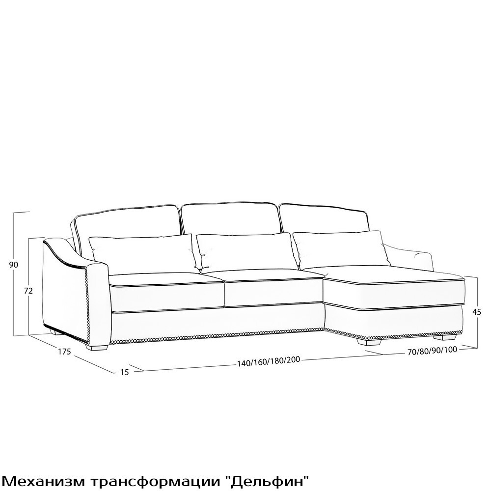 Диван Концерто (с механизмом) DCo