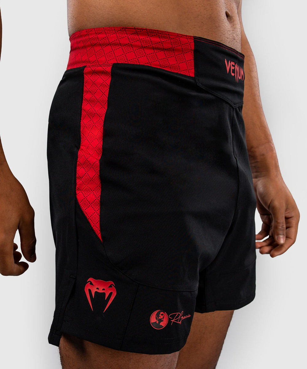 Шорты ММА Venum x Roger Gracie Black/Red