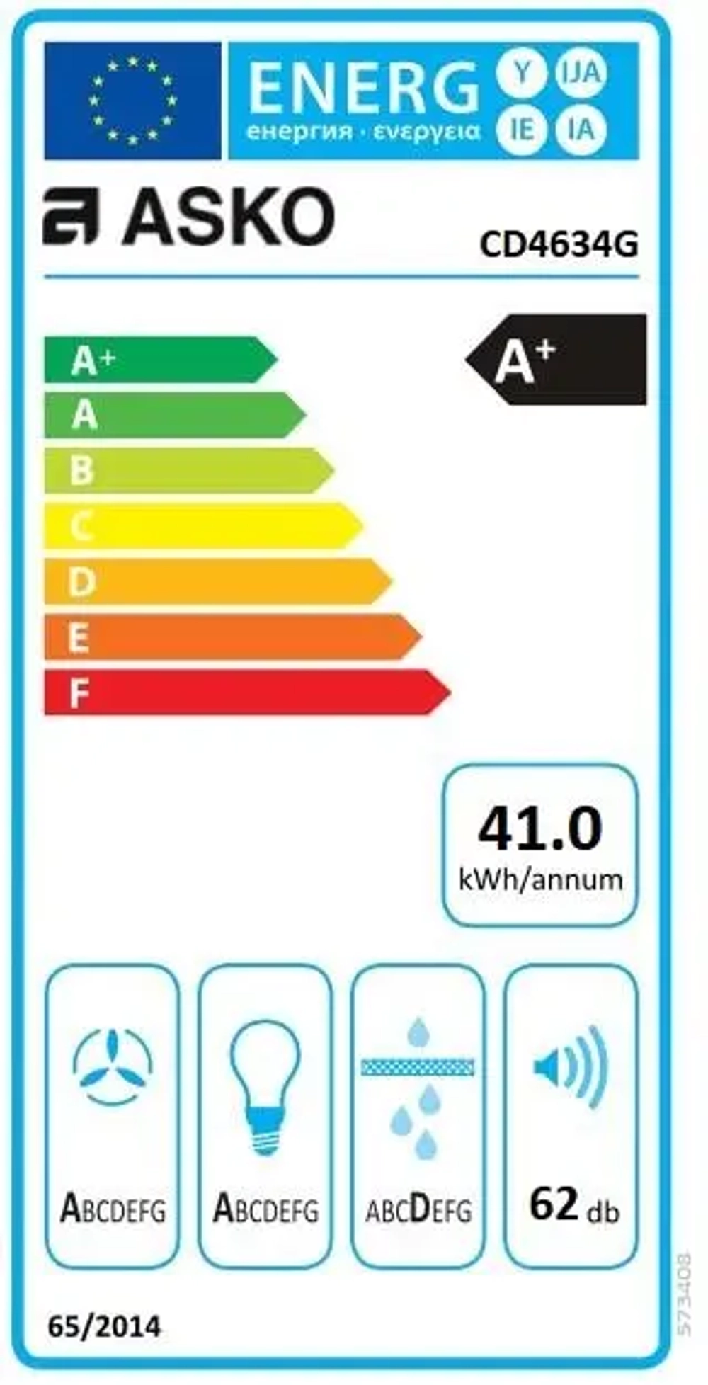 Вытяжка Asko CD4634G фото 5