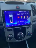 Магнитола для KIA Cerato 2 2008-2013 (кондиционер) - Kuberg QLed, Android 13, Быстрейшая, CarPlay, SIM-слот
