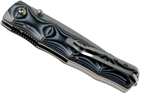 Складной нож Mcusta Minagi Shinra Maxima Shinari c клинком из стали SPG2 San Mai, рукоять Micarta