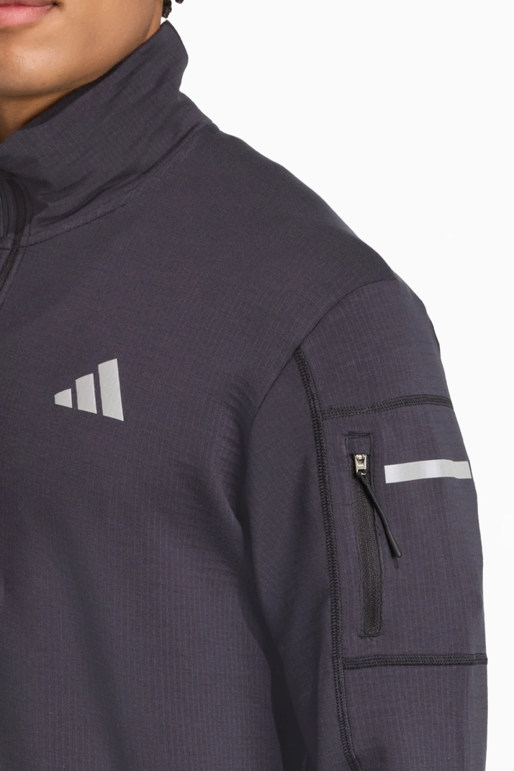 Кофта adidas Adi365 Running CLIMAWARM+ Half-Zip - черный