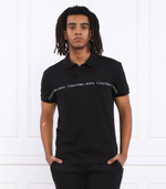 Поло LOGO TAPE CALVIN KLEIN JEANS - черный(J30J322856)