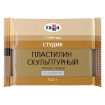 Пластилин скульптурный "Студия" телесный/твердый, 500 гр (Гамма)