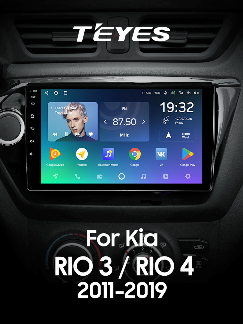 Teyes SPRO Plus 9"для KIA Rio 3 2011-2015