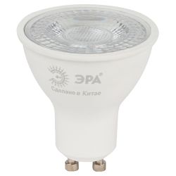 Лампа светодиодная ЭРА STD LED Lense MR16-8W-860-GU10 8Вт линзованная софит холодный белый свет GU10 | Софиты линзованные (MR) STD