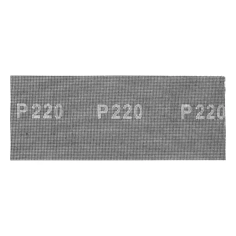 Сетка абразивная, P 220, 115 х 280 мм, 5 шт Denzel