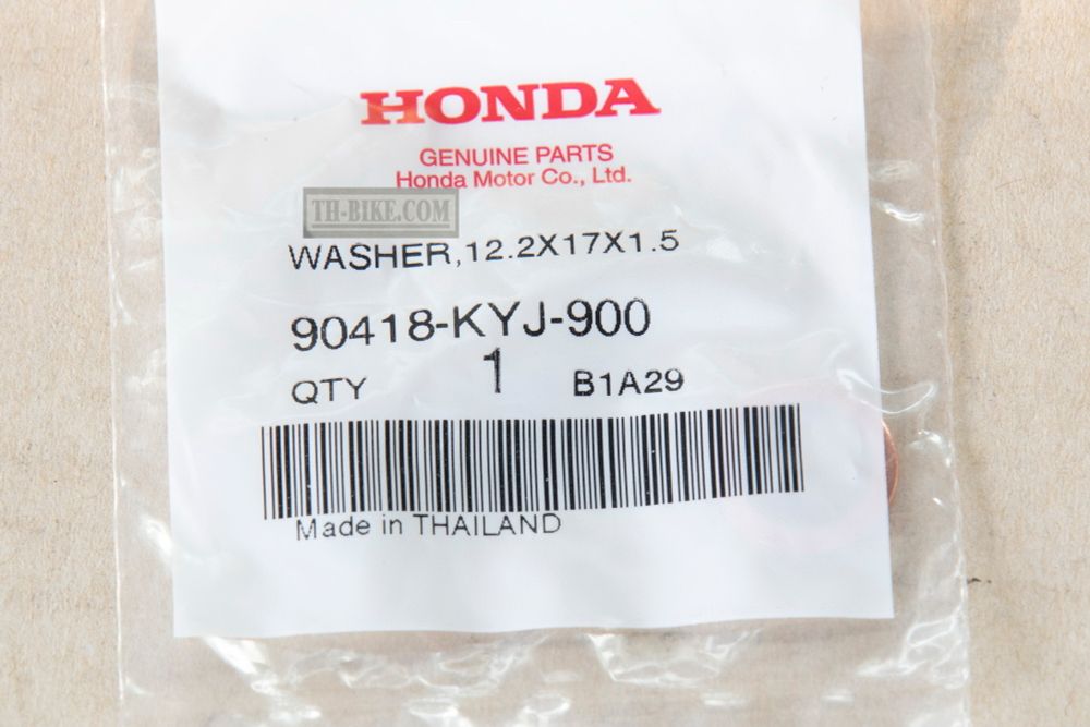 90418-KYJ-900. WASHER, 12.2X17X1.5