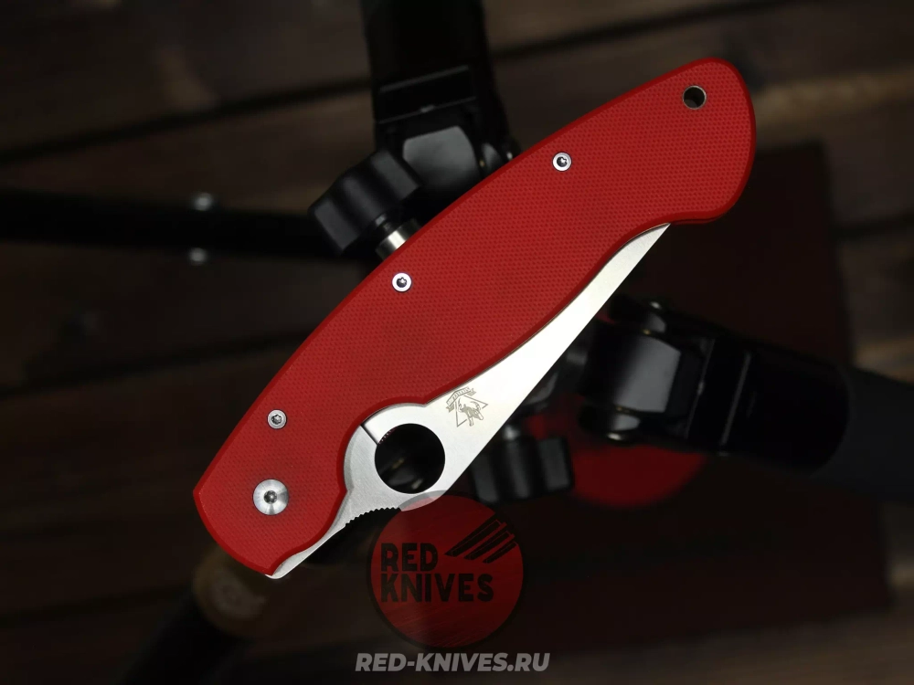 (Реплика Spyderco Military) Складной нож Steelclaw Боец-3 , красная рукоять - сталь D2
