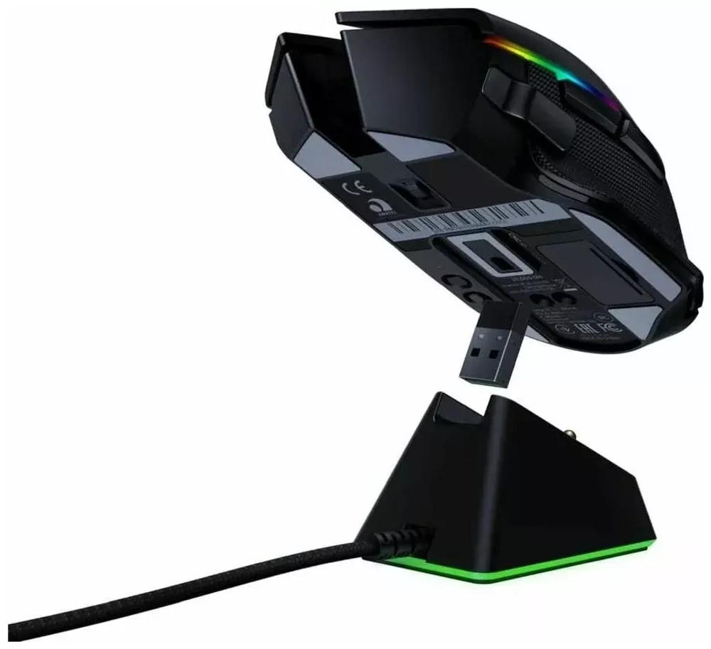 Беспроводная игровая мышь Razer Basilisk Ultimate с зарядной станцией, черный