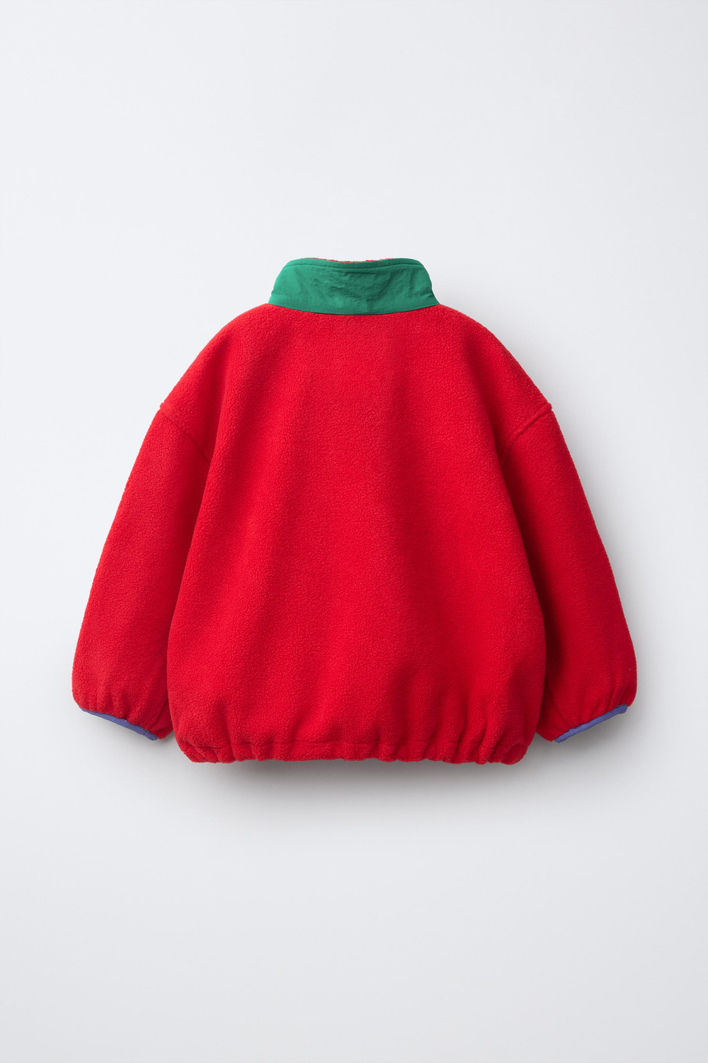 ZARA - FRUIT OF THE LOOM™ ФЛИСОВАЯ ТОЛСТОВКА, КРАСНЫЙ